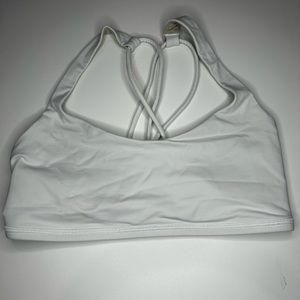 Lululemon white sports bra A/B cup Size 4